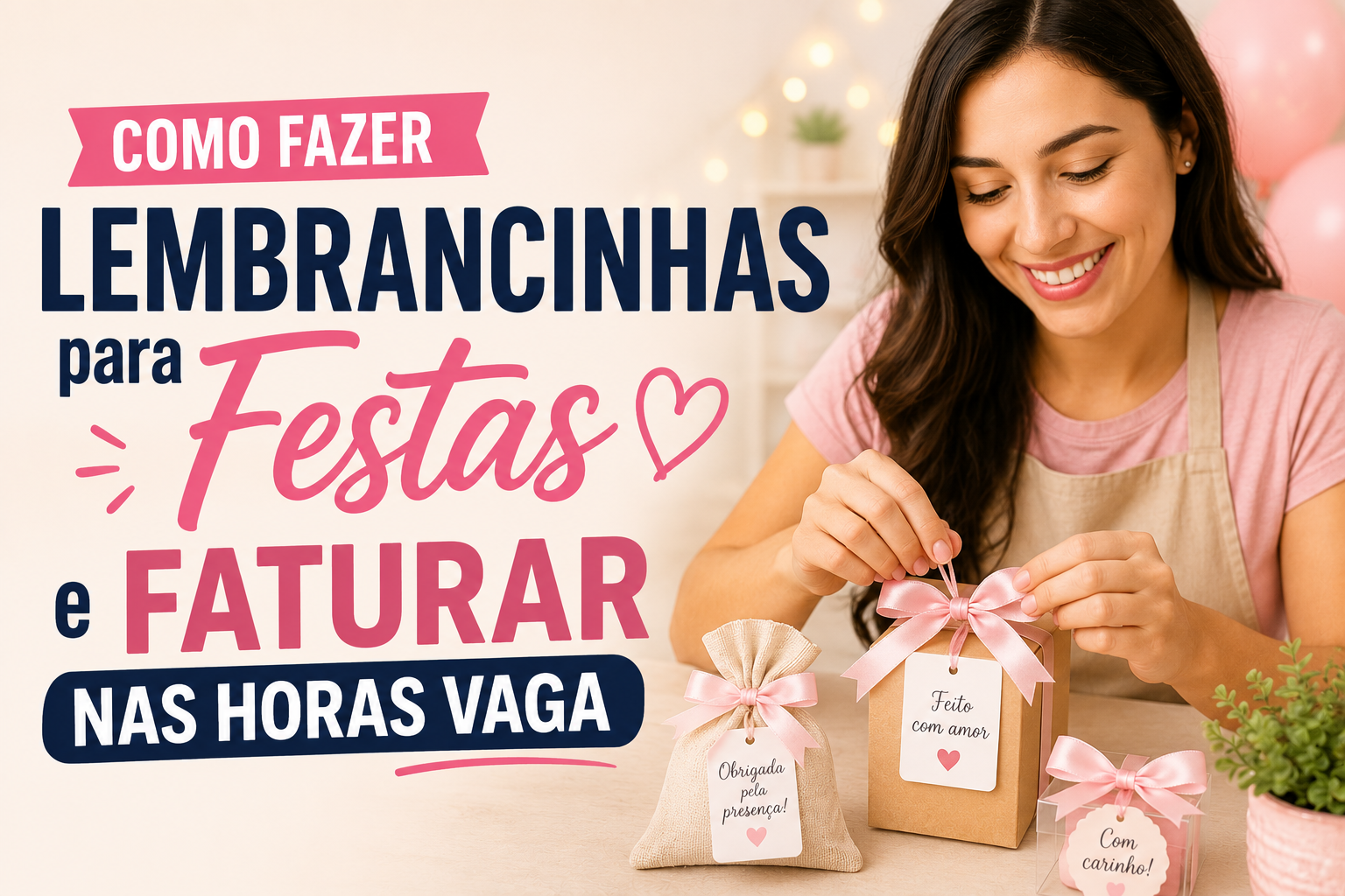 Como Fazer Lembrancinhas para Festas e Faturar nas Horas Vaga